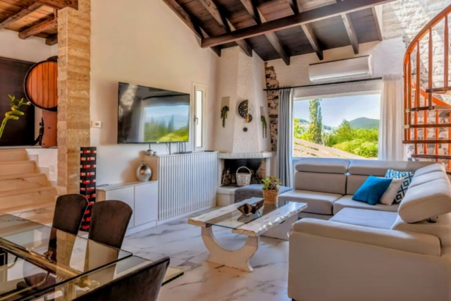 villa-claire-corfu-private-holiday-villa-interior-living-area