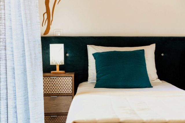 Villa Claire Corfu-Bedrooms-Sleeping Arrangements Bedroom 3 - Top Floor