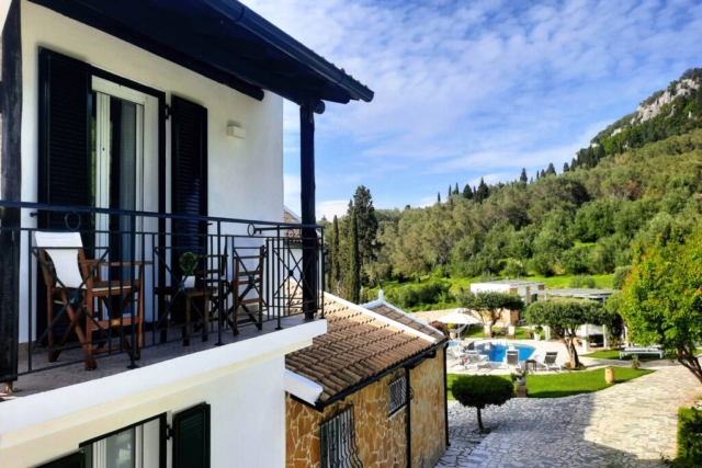 Villa Claire Corfu-Bedrooms-Sleeping Arrangements Bedroom 2 Top Floor
